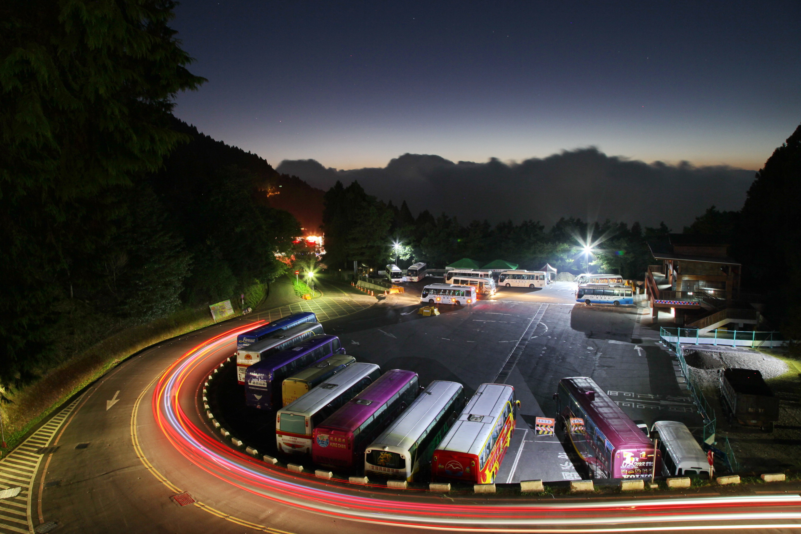 阿里山夜景